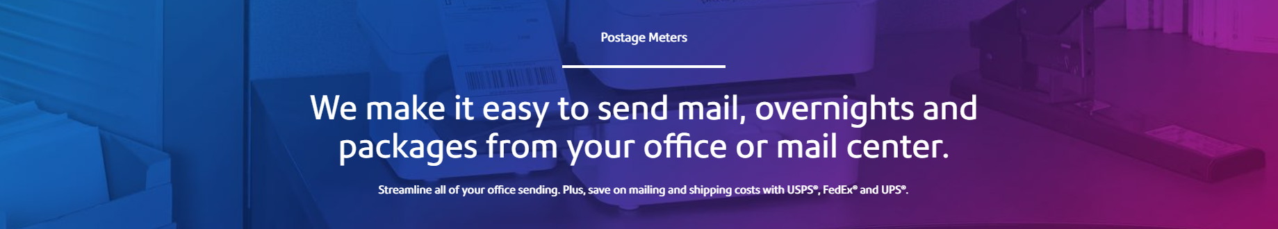 Postage Meters header image